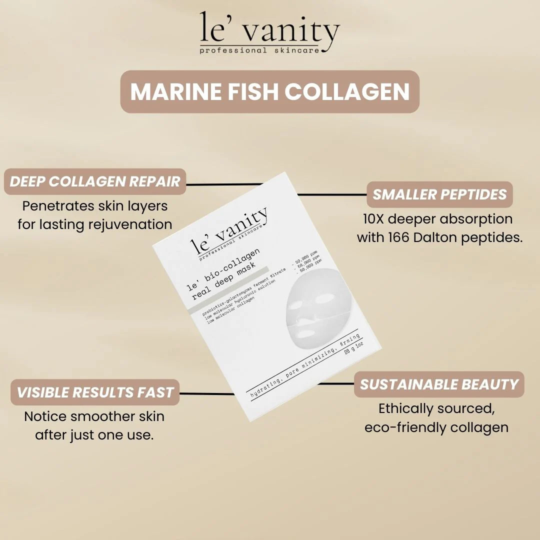 Le' vanity Organic Collagen Face Mask